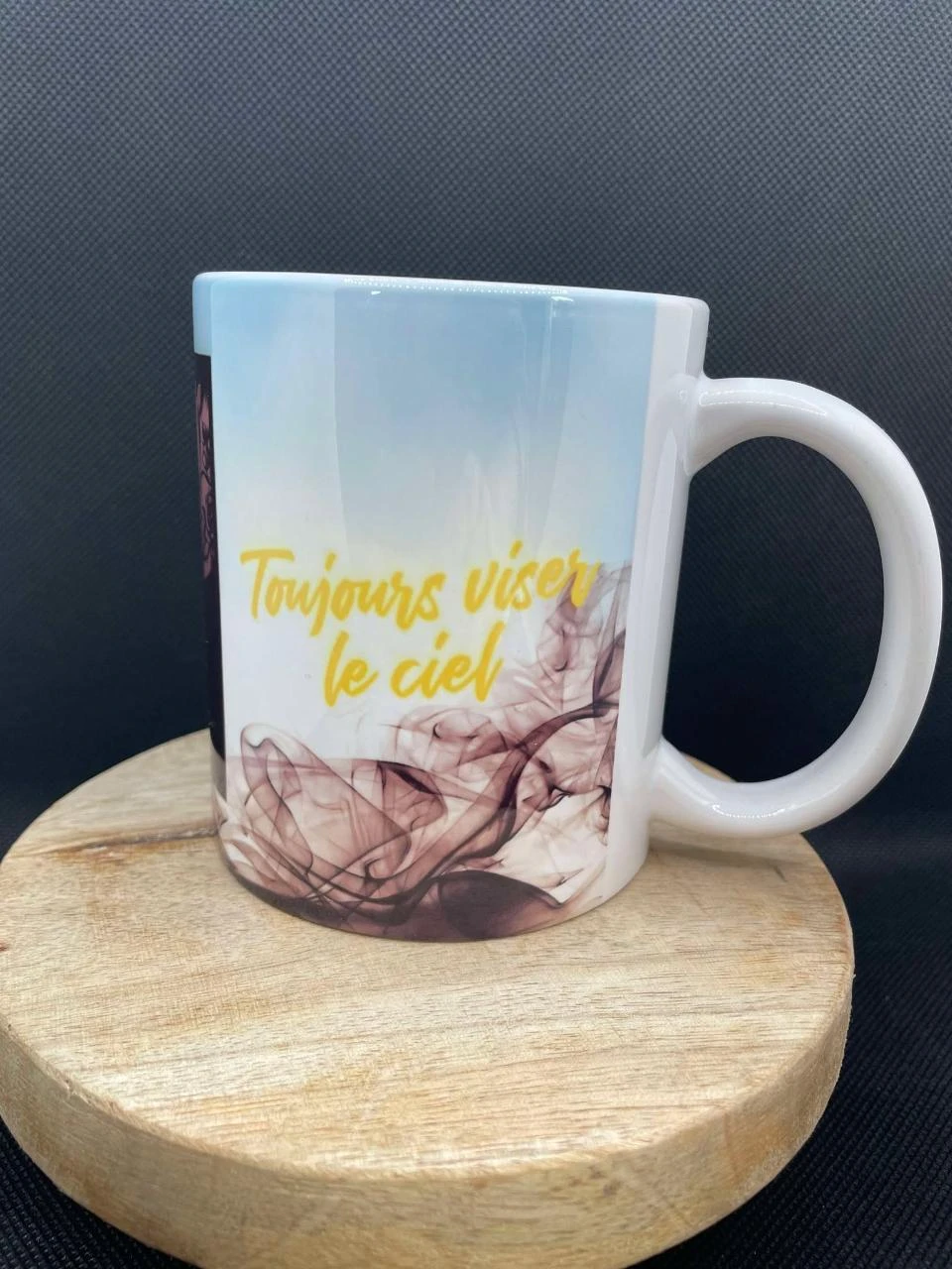 ☕ Ceramic Mug – Ashes Falling for the Sky ☁️🖤 – photo 3